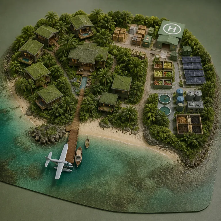 What it takes to run a luxury hotel on a private island